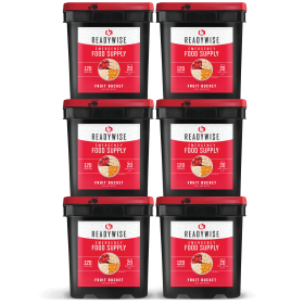 1440 Serving Freeze Dried Fruit Bucket (12, 120 serving buckts)